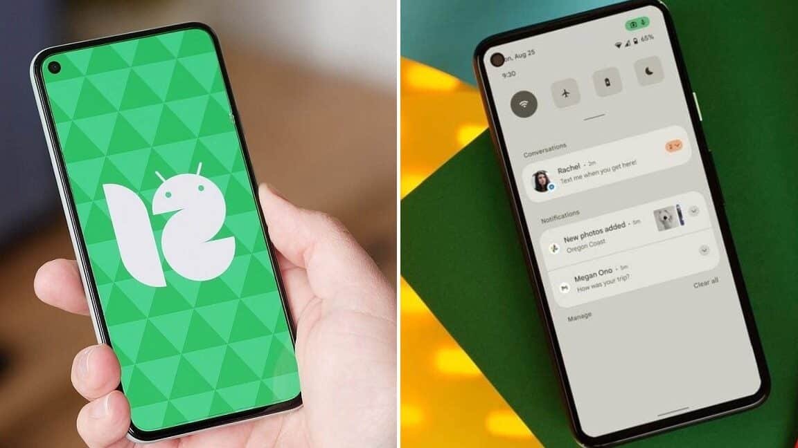 android 12 hangi telefonlara gelecek