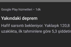 Android Deprem Uyarısı Açma Kılavuzu