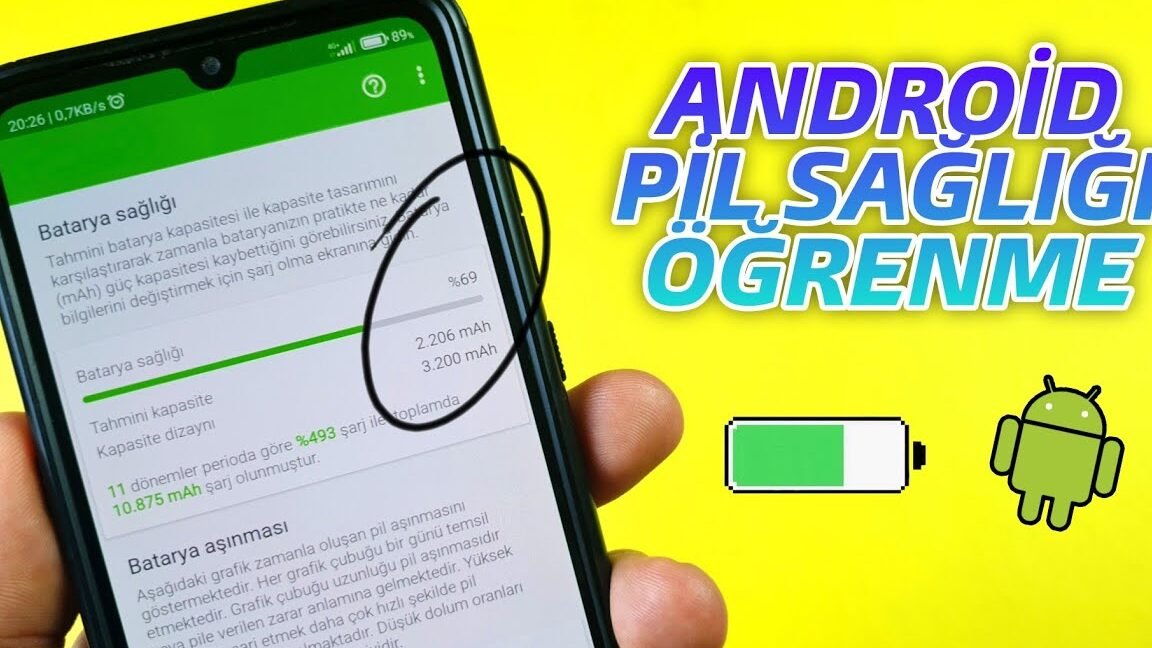 android telefon pil sagligini ogrenme