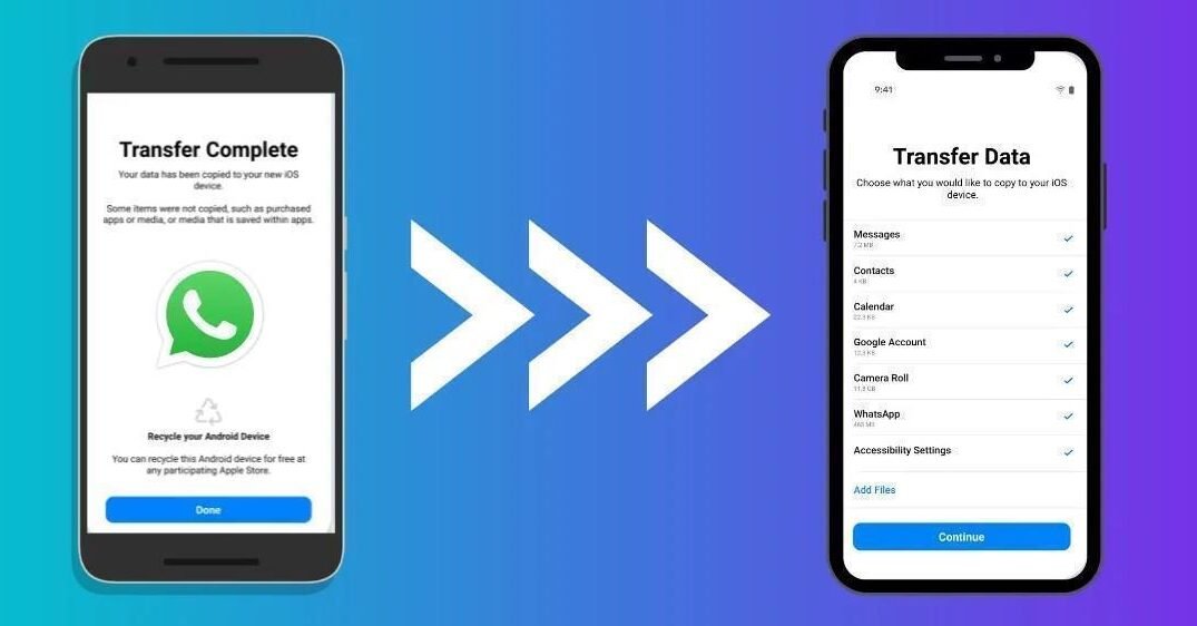 androidden iphonea whatsapp aktarma hizli ve sorunsuz