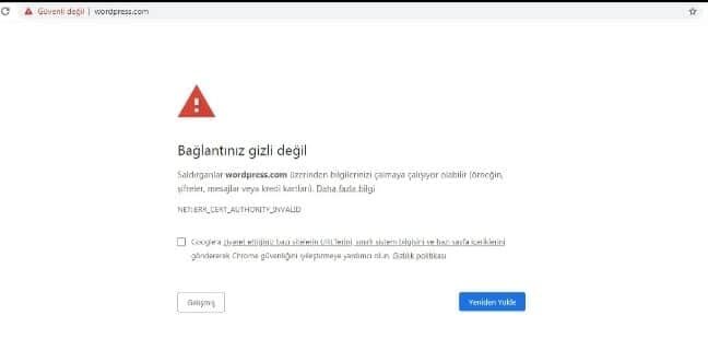 baglantiniz gizli degil hatasi android hizli cozumlerle sorunu giderin