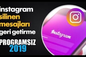 Instagram Silinen Mesajları Geri Getirme Programı – Android